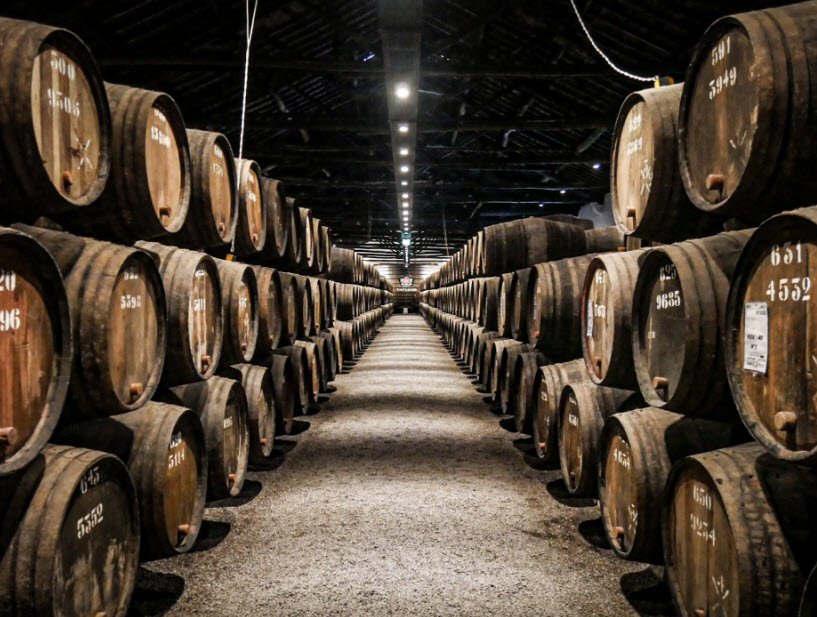 Port Wine Cellars (e.g., Sandeman, Graham’s), Vila Nova de Gaia (across Porto), Portugal